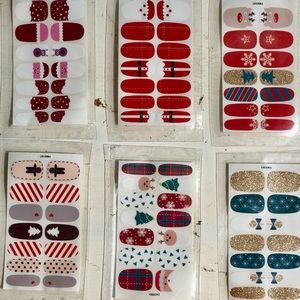 Christmas nail wraps